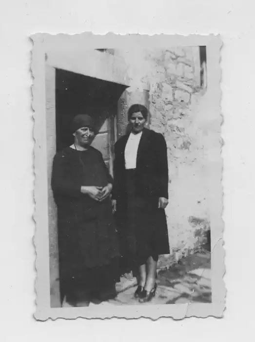 Pierina con la suocera Palmira