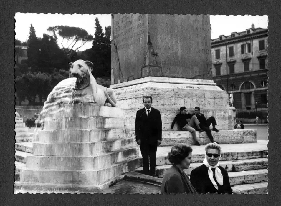 Giuseppe Rabaglia, detto Iufino, in gita in cittá